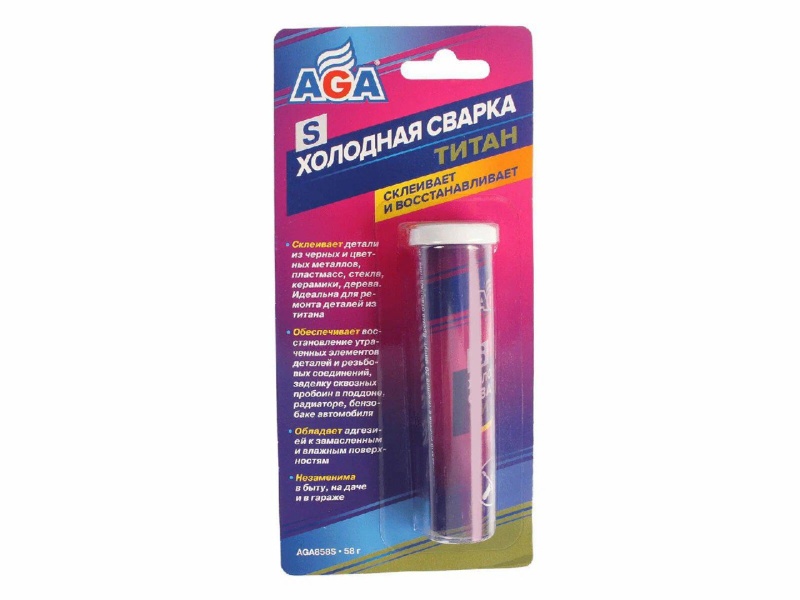 AGA858S Холодная сварка. Титан. S8 58гр