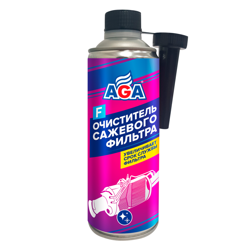 AGA804F Очиститель сажевого фильтра  355мл