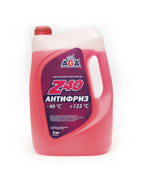 Антифриз гот. AGA-Z40 (-40) 5 л.AGA002Z