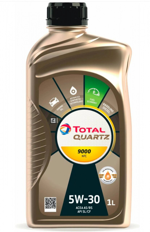 Моторное масло TOTAL 5W30 QUARTZ FUTURE 9000 1л
