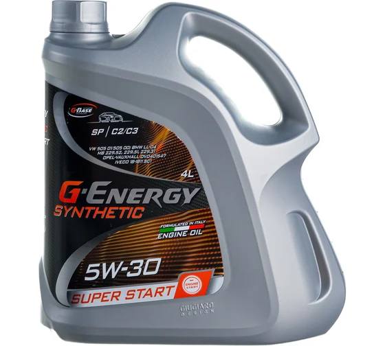 Масло мот. G-Energy Synthetic Super Start 5W-30 4л