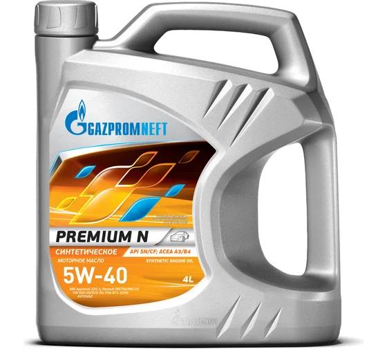 Масло мот.Gazpromneft Premium N 5W-40 4л 
