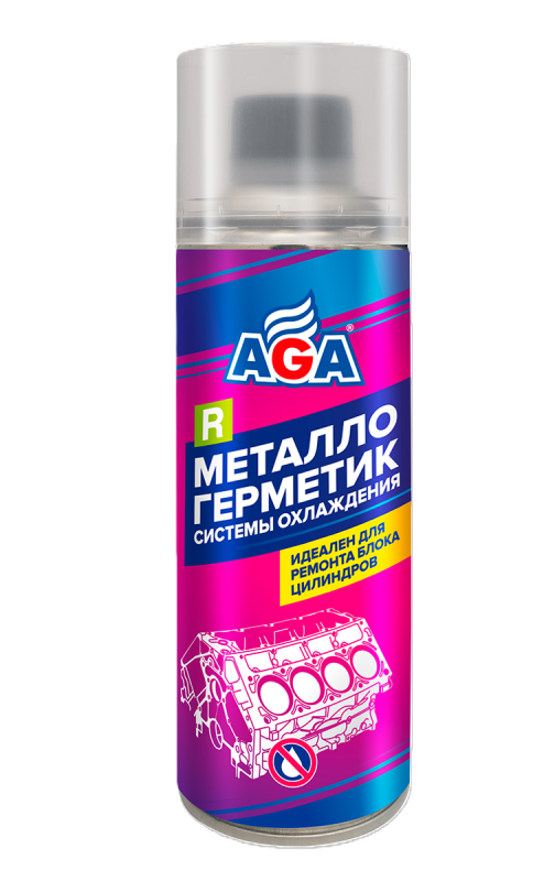AGA701R Металлогерметик для системы охлаждения 335мл