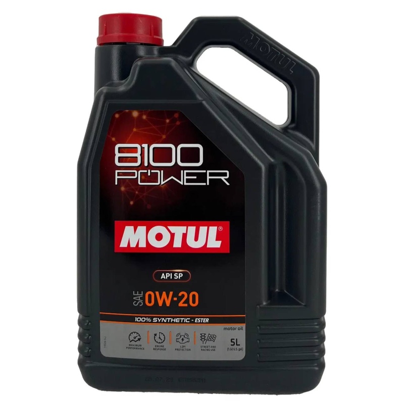 Моторное масло MOTUL 8100 POWER 0W20 5л. V