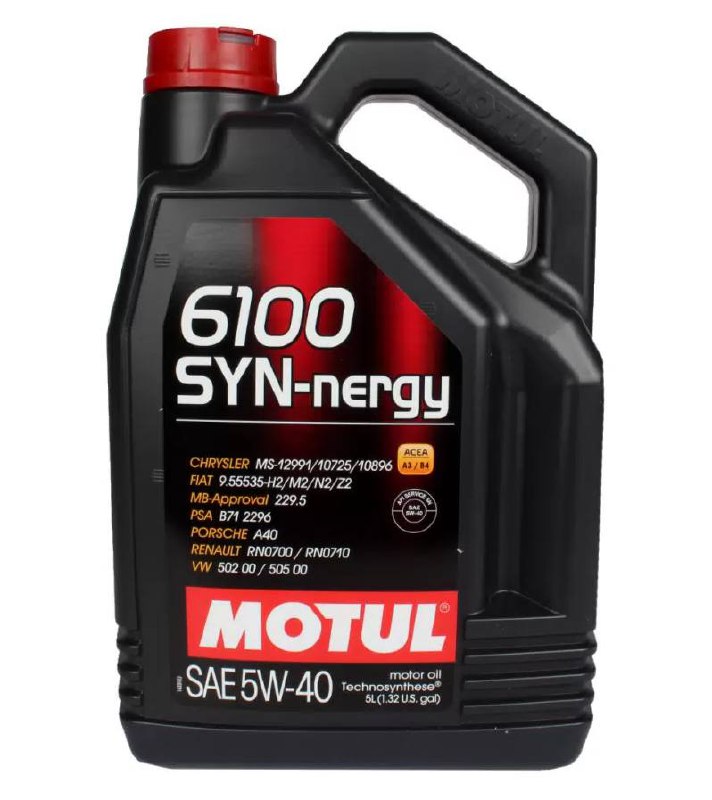 Моторное масло MOTUL 6100 SYN-NERGY  5W40 5л.
