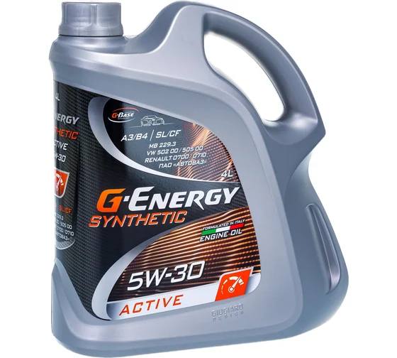 Масло мот. G-Energy Synthetic Active 5W-30 4л