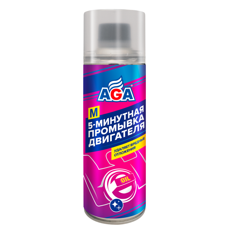 AGA901M 5-минутная промывка двигателя 355мл
