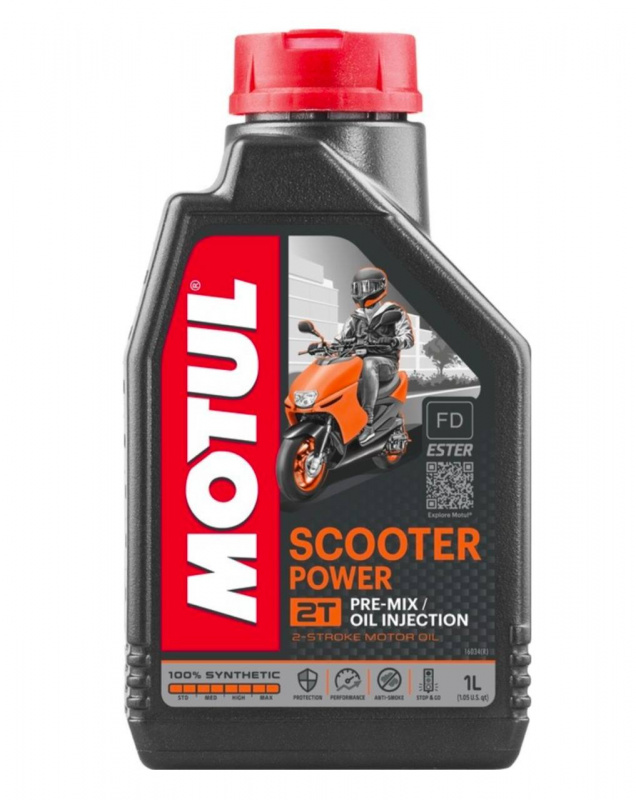 Моторное масло MOTUL Scooter Power 2T 1л.