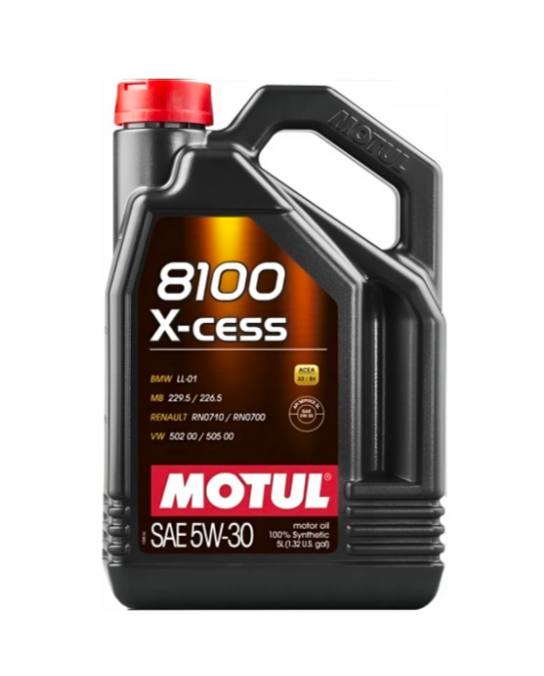 Моторное масло MOTUL 8100 X-cess 5W30 5л.V