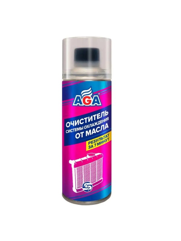 AGA704R Очиститель системы охлаждения от масла 335мл
