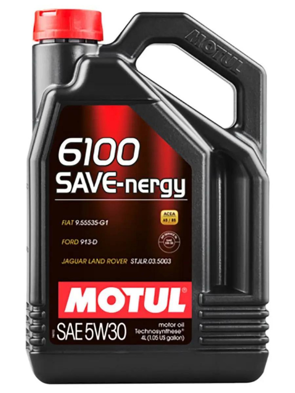 Моторное масло MOTUL 6100 SAVE-NERGY 5W30 4л. V