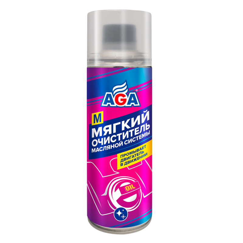 AGA903M Мягкий очиститель масляной системы 355мл