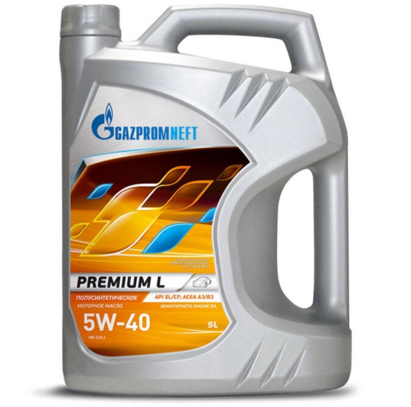 Масло мот.Gazpromneft Premium L 5W-40 5л