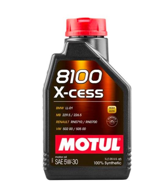 Моторное масло MOTUL 8100 X-cess 5W30 1л. V