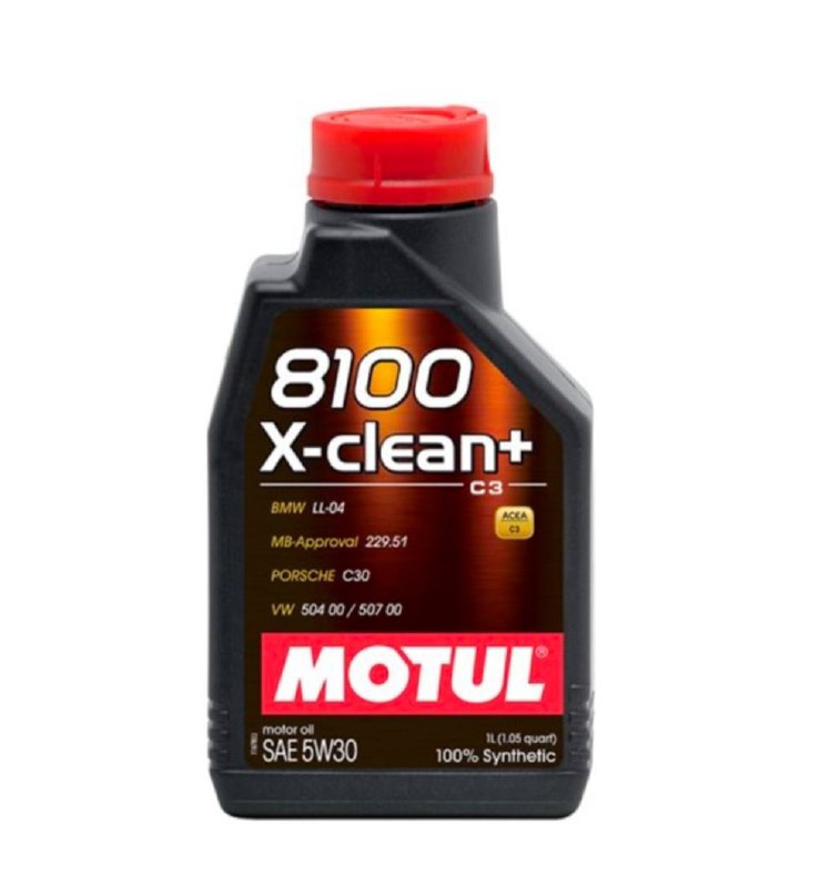 Моторное масло MOTUL 8100 X-Clean + 5W30 1л.V
