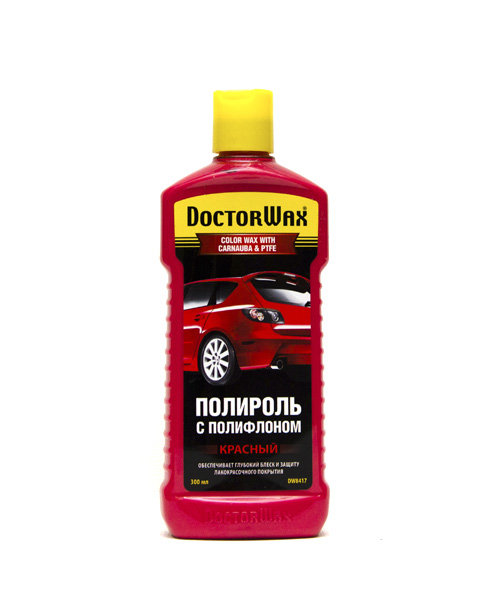 DW8417 Полироль с полифлоном красная 300 мл