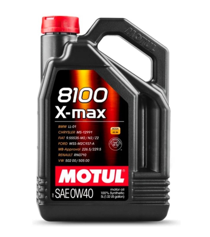 Моторное масло MOTUL 8100 X-max 0W40 5л.V