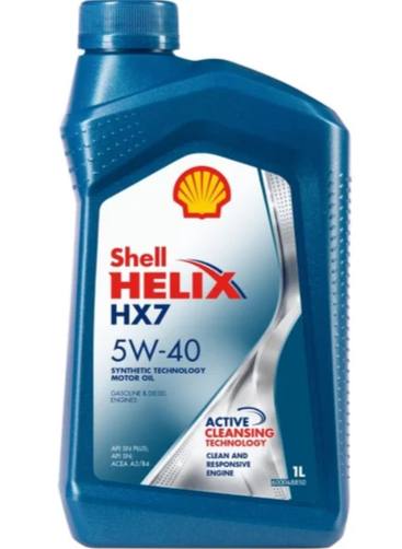 Моторное масло Shell  HX7  5W40 1л