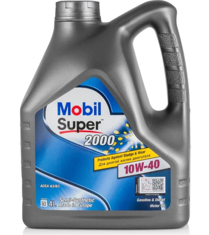 Моторное масло Mobil  Super  2000 Х1 10W40   4л 