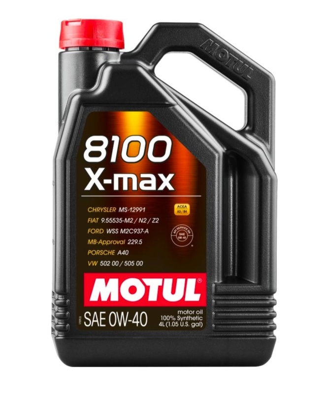 Моторное масло MOTUL 8100 X-max 0W40 4л.V