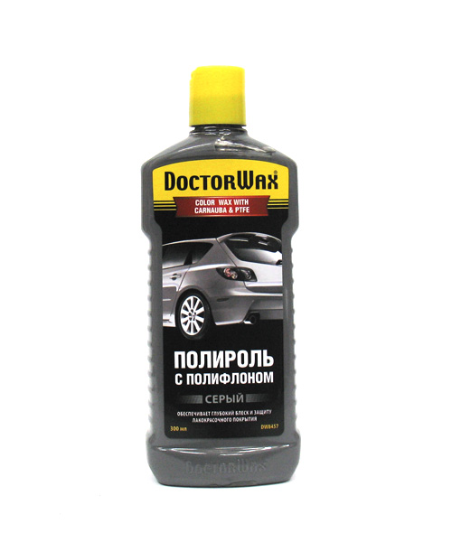 DW8457 Полироль с полифлоном серая 300 мл