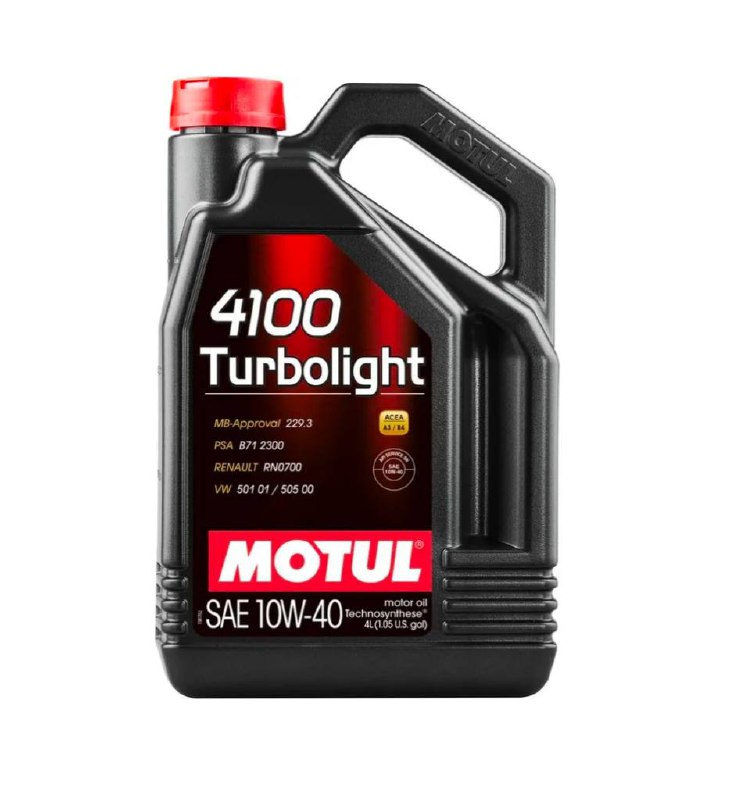 Моторное масло MOTUL 4100 Turbolight 10W40 4л.V