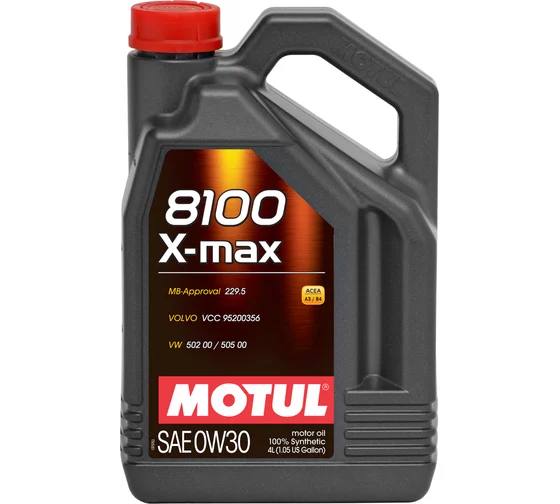 Моторное масло MOTUL 8100 X-max 0W30 4л. V