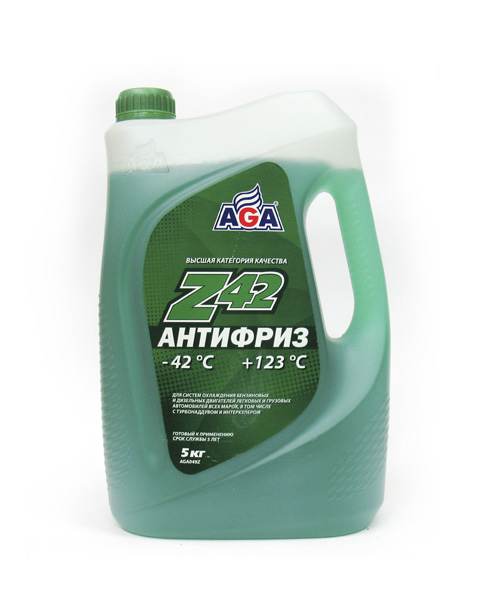 Антифриз гот. AGA-Z42 (-42) 5 л.зелен. AGA049Z