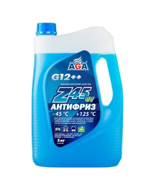 Антифриз гот. AGA-Z45 (-45) 5кг синий.AGA306Z