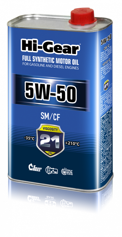 HG0550 Моторное масло 5W-50 SM/CF 1л с.