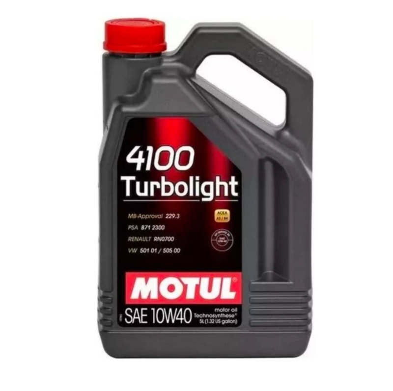 Моторное масло MOTUL 4100 Turbolight 10W40 5л.V