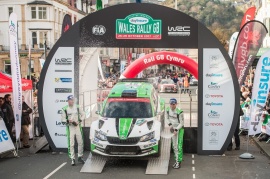 Ралли Великобритании: SKODA завоевывает десятую победу в классе WRC 2