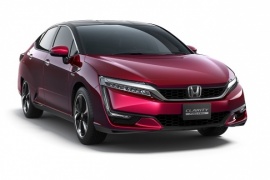 На автосалоне в Лос-Анджелесе дебютировал седан Honda Clarity Fuel Cell 
